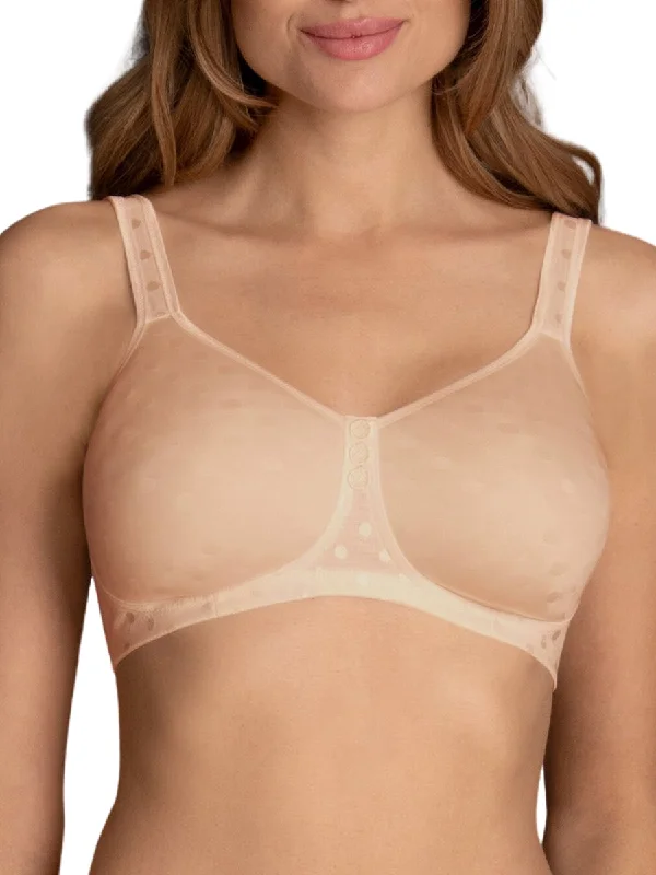 women’s postpartum briefs-Airita Moulded Comfort Bra - Light Powder