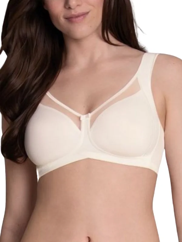 soft stretch briefs-Clara Moulded Comfort Soft Cup Bra - Crystal