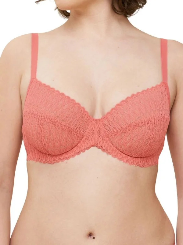 women’s period panties-Aura Spotlight Full Cup Bra - Sugar Coral