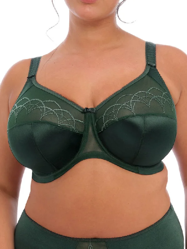 cozy flannel underwear-Cate Full Cup Bra - Pine Grove