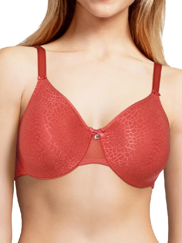 breathable bikini underwear-C Magnifique Full Cup Bra - Paprika