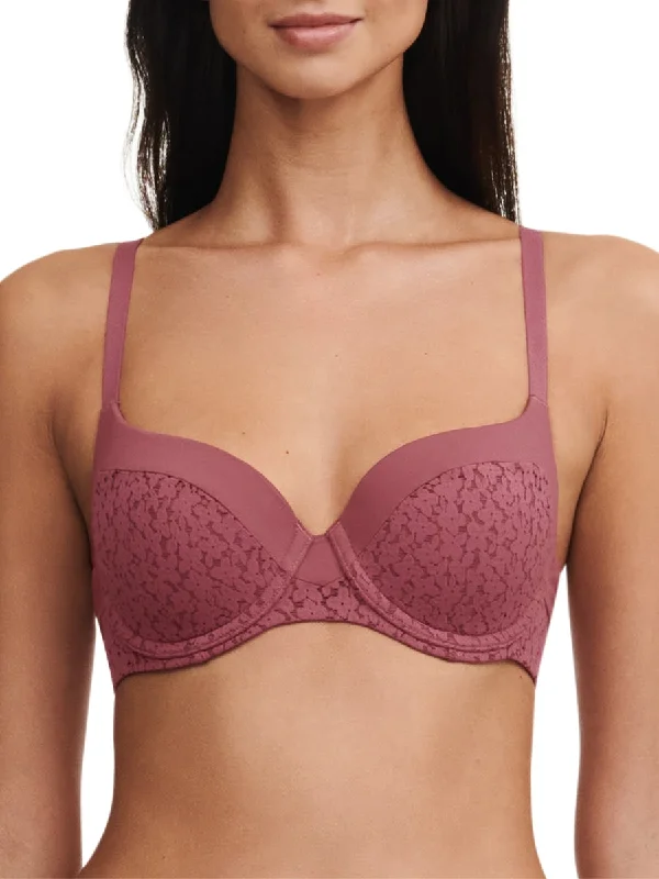 women’s satin hipster-Easy Feel Norah Covering Full Cup Bra - Sepia