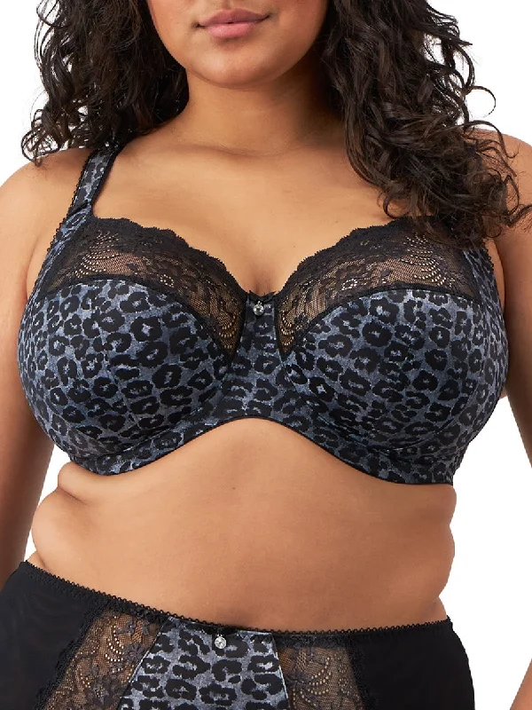 high-waisted briefs-Morgan Printed Full Cup Bra - Snow Leopard