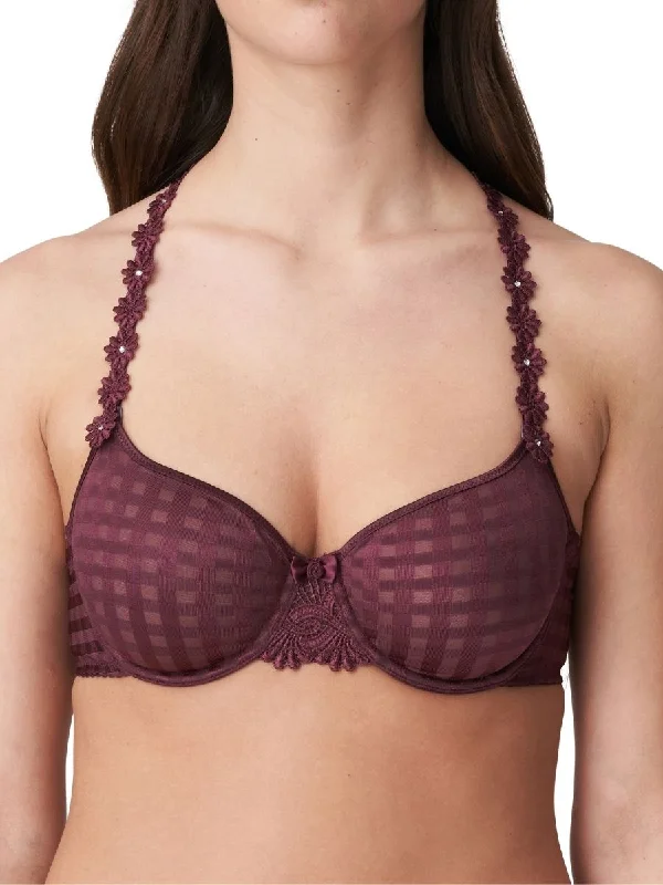 women’s shaping thong-Avero Full Cup Seamless Bra - Wine