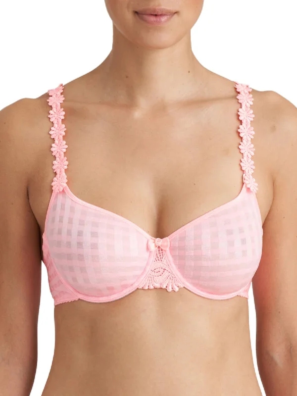 women’s cheeky panties-Avero Full Cup Seamless Bra - Pink Parfait