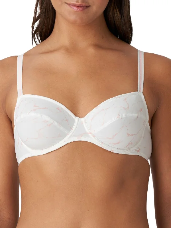 breathable sports underwear-Colin Full Cup Bra - Marble Pink