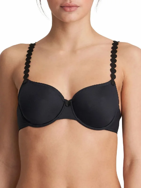 women’s mesh panties-Tom Full Cup Bra - Charcoal