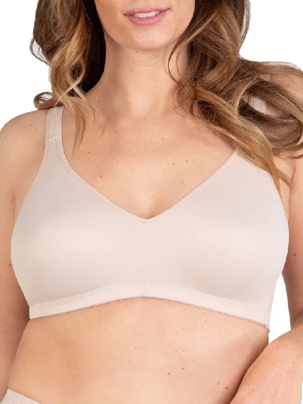 stretchy cotton underwear-Elasticup - One Size Fits All Soft Bra - Light Beige