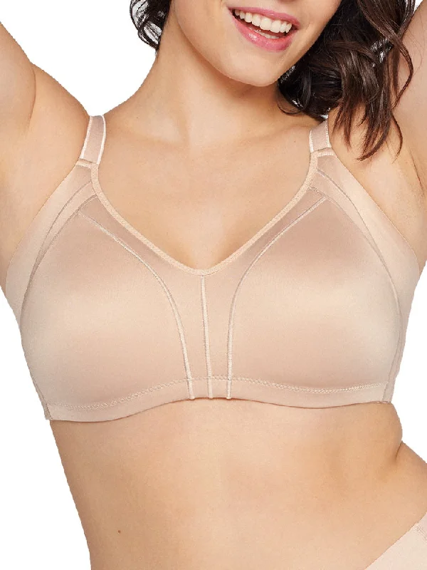 women’s floral thong-Minimiser Bra - Light Beige