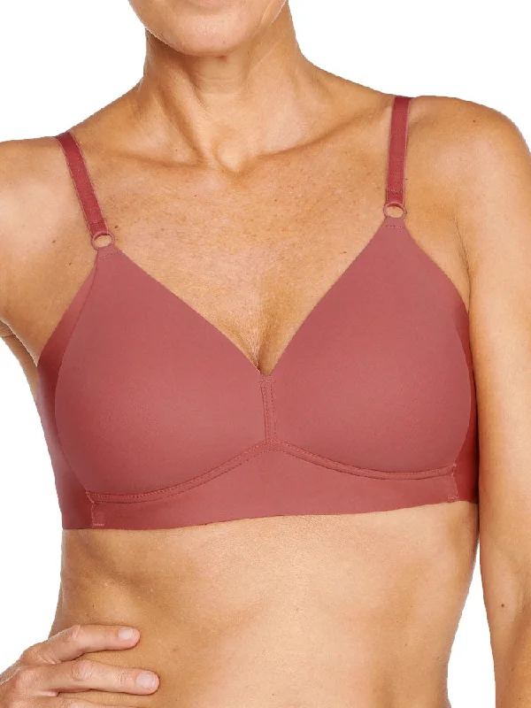 breathable mesh underwear-Padded Soft Cup Bra - Sun Kissed