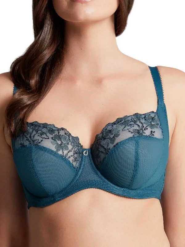 comfy bamboo panties-Emilia Full Cup Bra - Midnight Teal