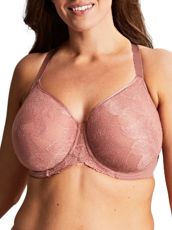 seamless hipster panties-Radiance Full Cup Moulded Bra - Ash Rose