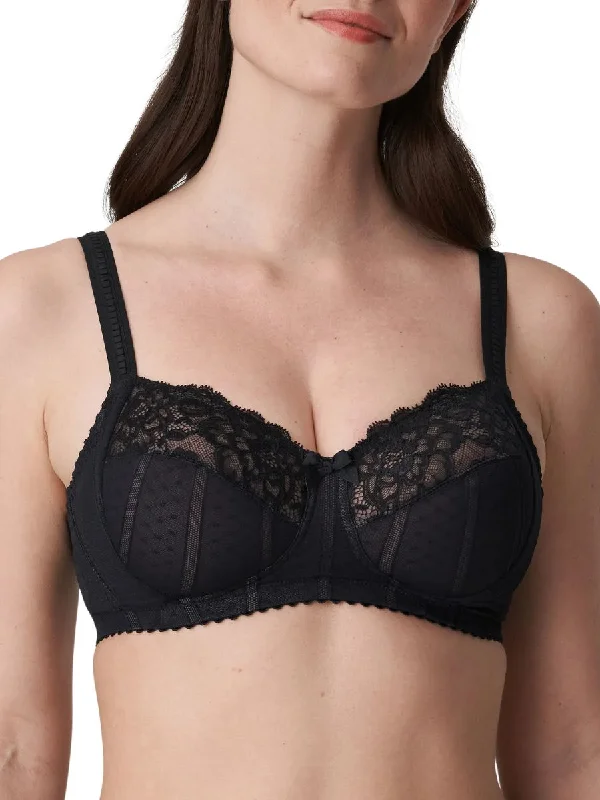 comfy cotton thong-Couture Wireless Full Cup Bra - Black