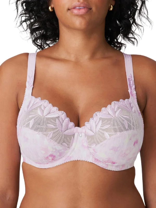 trendy satin underwear-Orlando Full Cup Bra - Sweet Violet