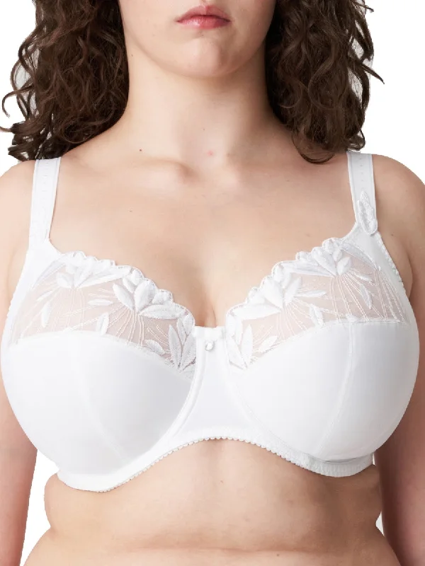 comfy cotton boyshorts-Orlando Fuller Cup Bra - White