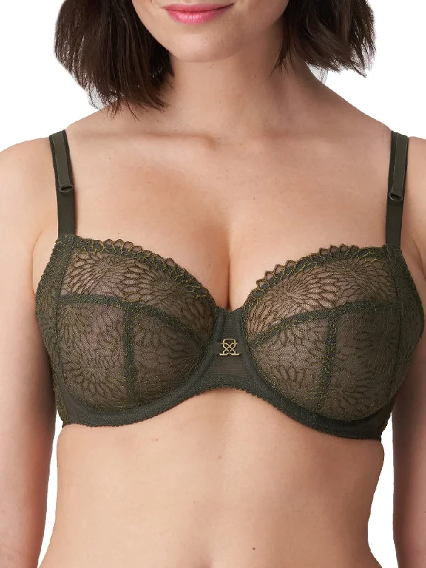 invisible panty line-Sophora Full Cup Bra - Khaki