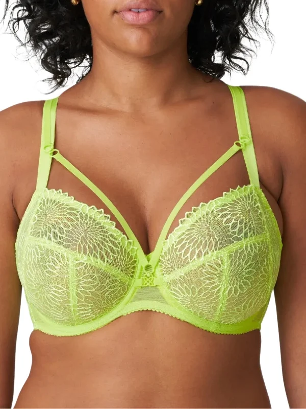 hypoallergenic underwear-Sophora Full Cup Bra - Lime Crush