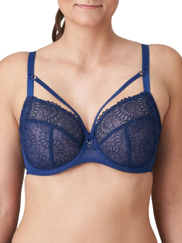 trendy printed panties-Sophora Full Cup Bra - Royal