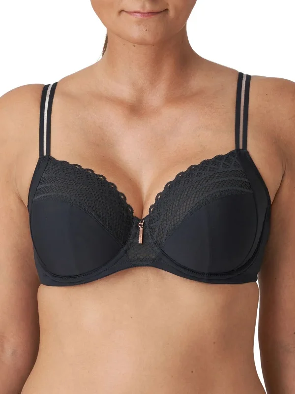 women’s shaping panties-East End Full Cup Bra - Charcoal