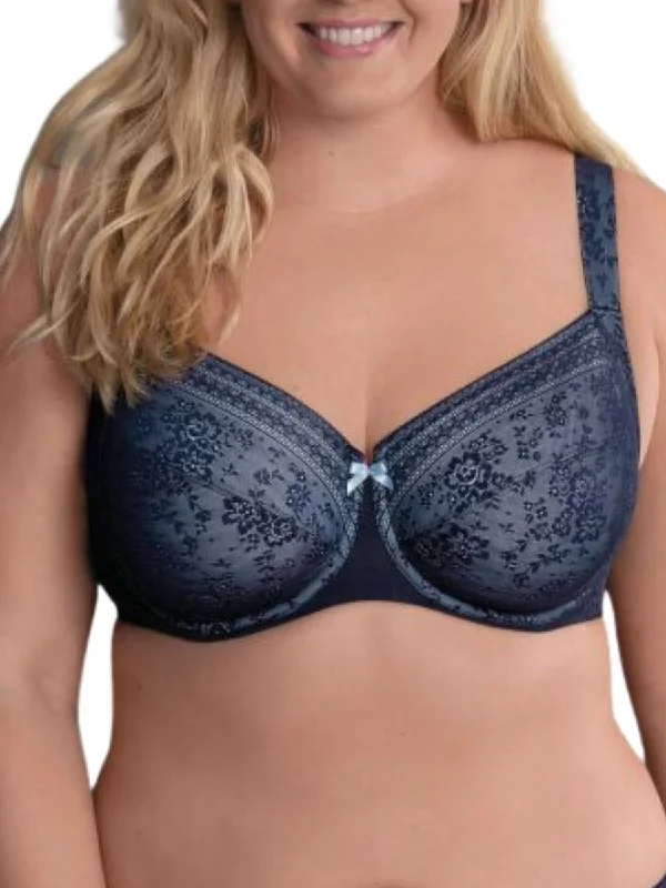 seamless cotton thong-Fleur Underwired Bra - Maritime Blue