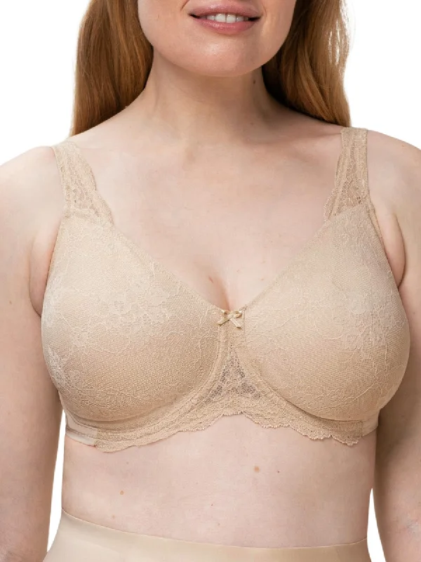 soft bamboo panties-Contouring Sensation Minimizer Bra - Nude Beige