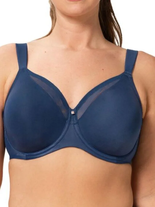 soft bamboo briefs-True Shape Sensation High Apex Bra - Deep Water