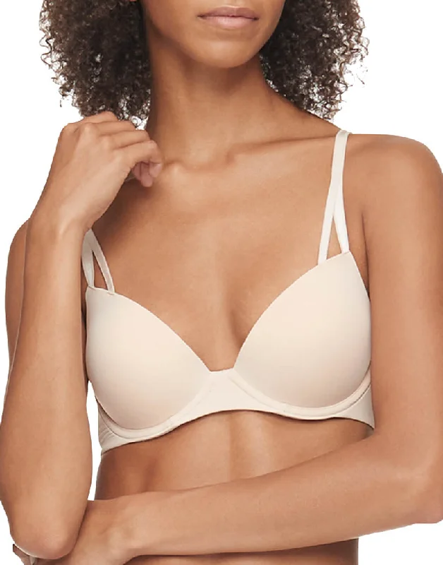 women’s seamless thong-Calvin Klein Women Seductive Comfort Lite Lift Under Wire Demi Bra QF6016