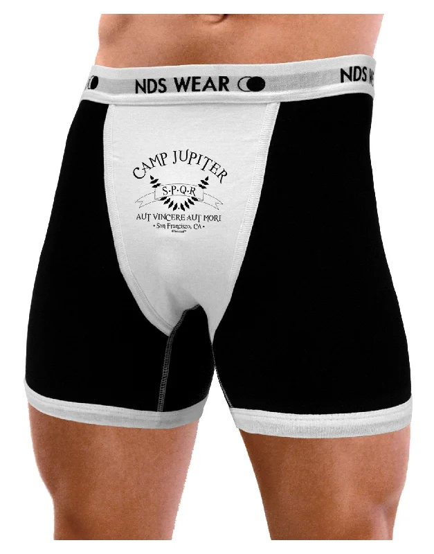 men’s anti-odor underwear-Camp Jupiter - SPQR Banner Mens Boxer Brief Underwear by TooLoud