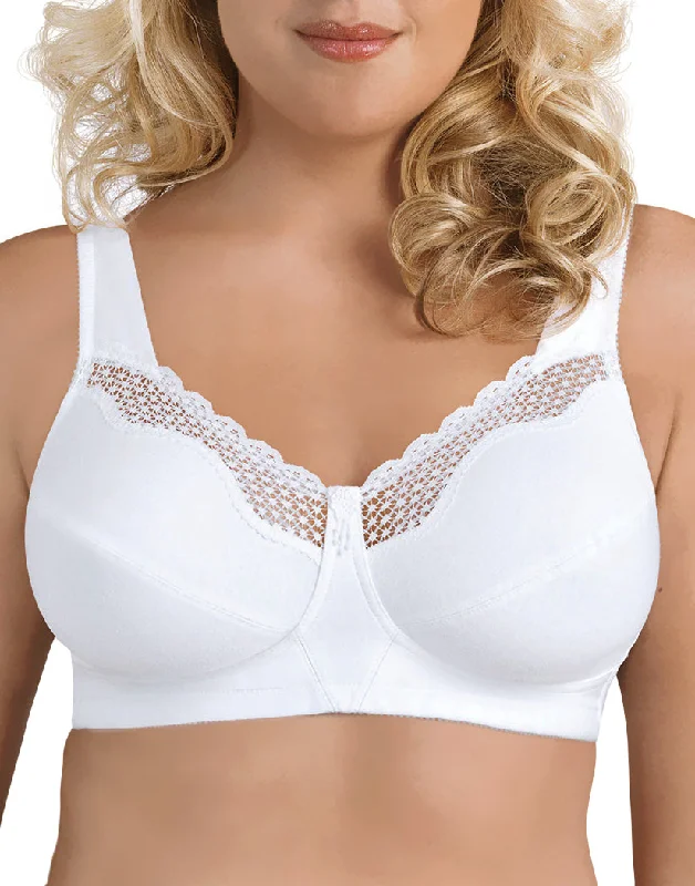 seamless hipster panties-Exquisite Form Fully Cotton Soft Cup Bra with Lace 5100535