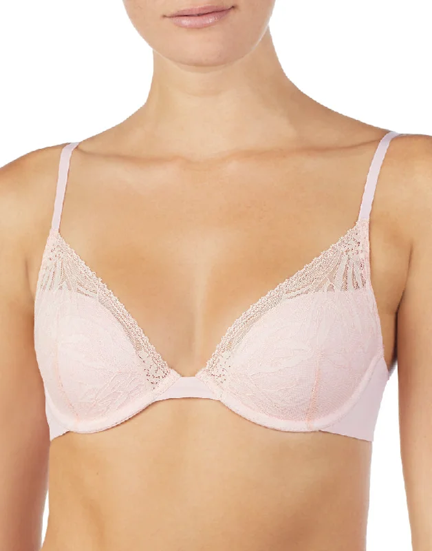 seamless cotton briefs-On Gossamer Sleek & Lace Demi Bra G3193