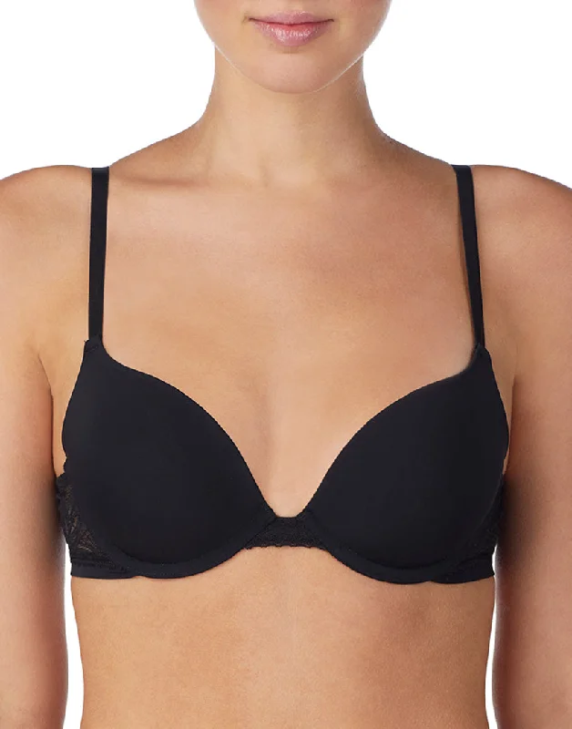 soft modal underwear-On Gossamer Sleek Micro Push Up Bra With Lace G9200