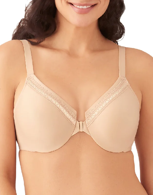 women’s period panties-Wacoal Perfect Primer Front Close Underwire Bra 855313