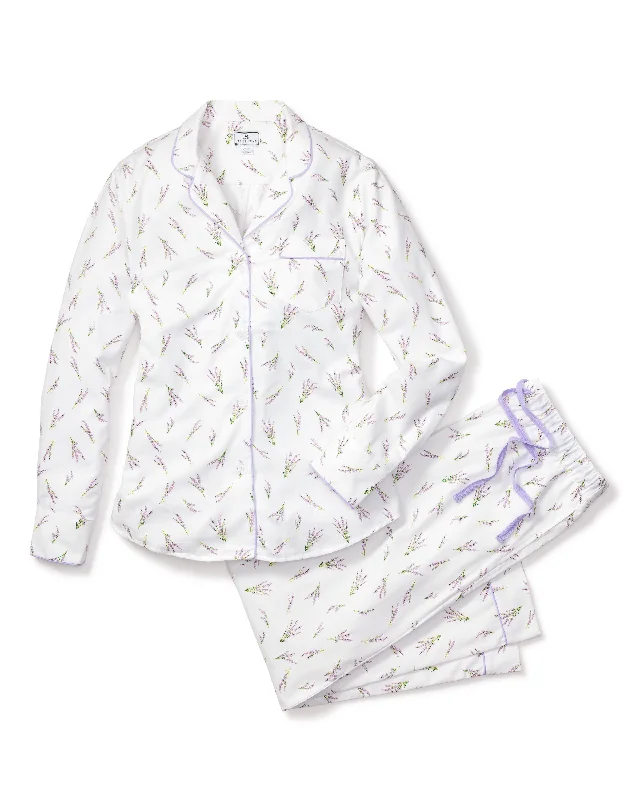 soft cotton sleepshirt-Women's Fields of Provence Pajama Set