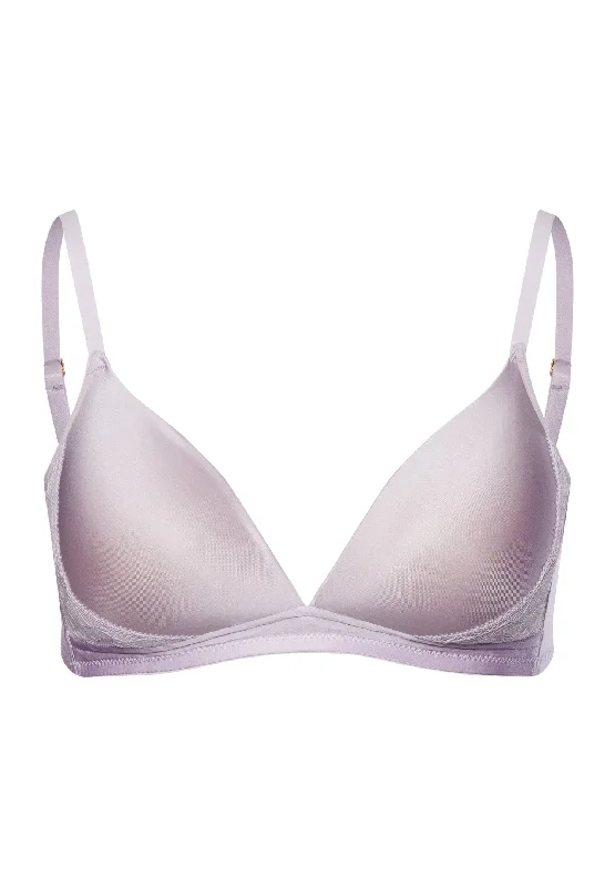 luxury silk thong-Eva Padded Soft Cup Bra | Lilac Fog 70919-2464