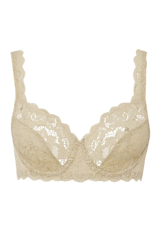 women’s period briefs-Luxury Moments Lace Underwire Bra | Moss Green 71467-2720