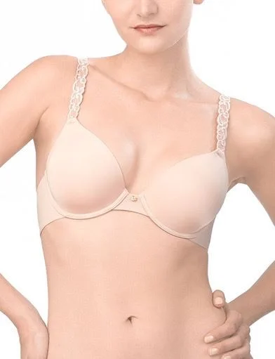 comfy mesh underwear-Natori Pure Luxe Underwire Bra