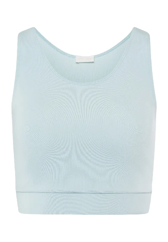 breathable silk panties-Balance Crop Top | Sterling Blue 78791-2513