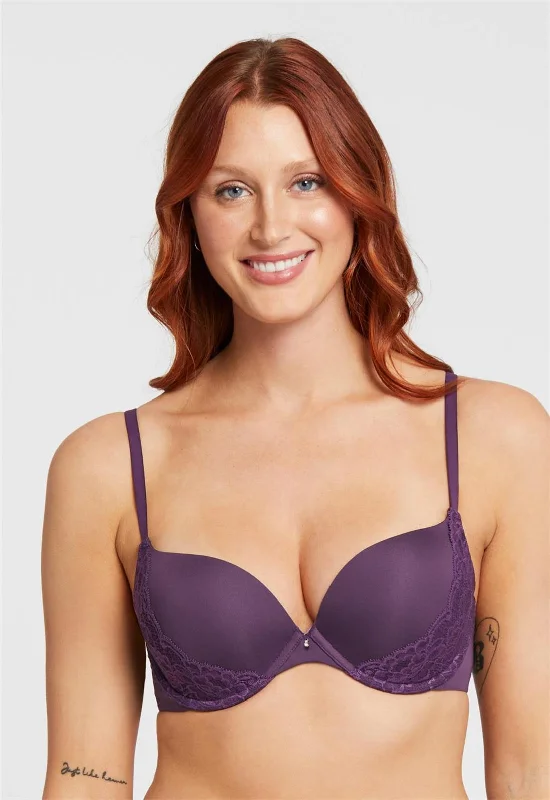 breathable lace panties-Allure Light Push-Up Bra