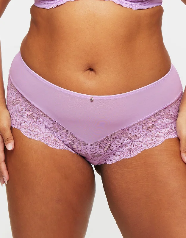 lightweight mesh underwear-Ann Summers Sexy Lace Planet Short Lilac