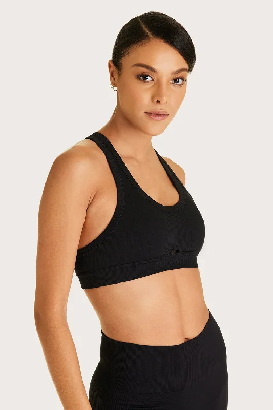 luxury silk underwear-Barre Racer Bra