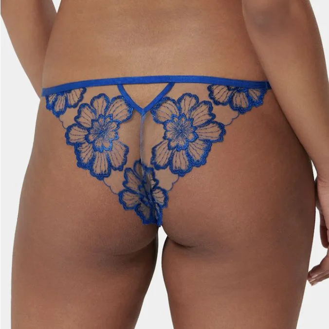 lightweight cotton panties-Bluebella Catalina Brief in Egyptian Blue 42211