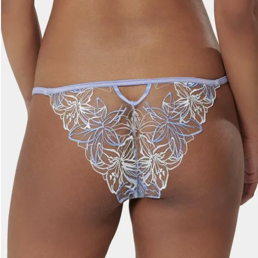 trendy mesh thong-Bluebella Lilly Brief in Hydrangea Blue 42215