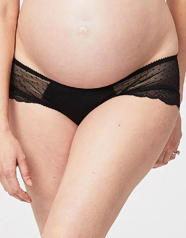 comfy stretch panties-Cake Maternity Timtams Brief Black