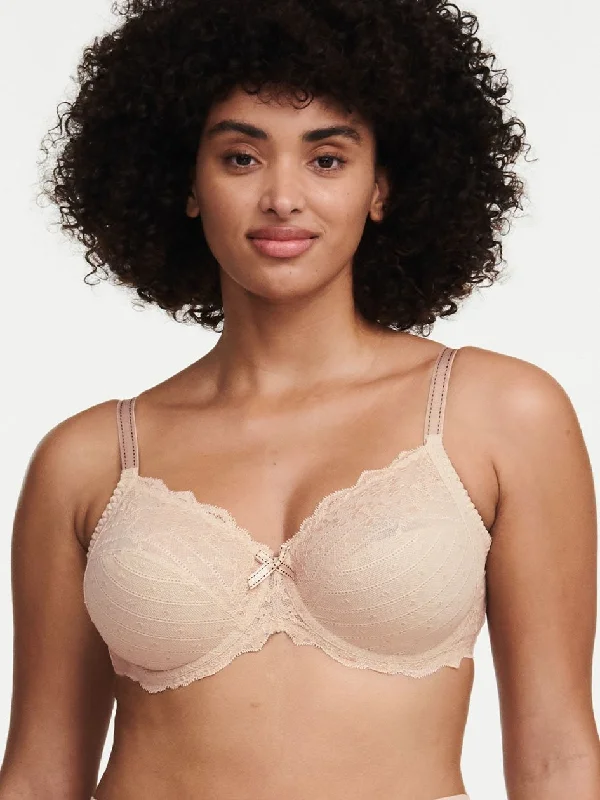 high-waisted briefs-Chantelle Rive Gauche 3-Part Cup Underwire Bra - Cappuccino