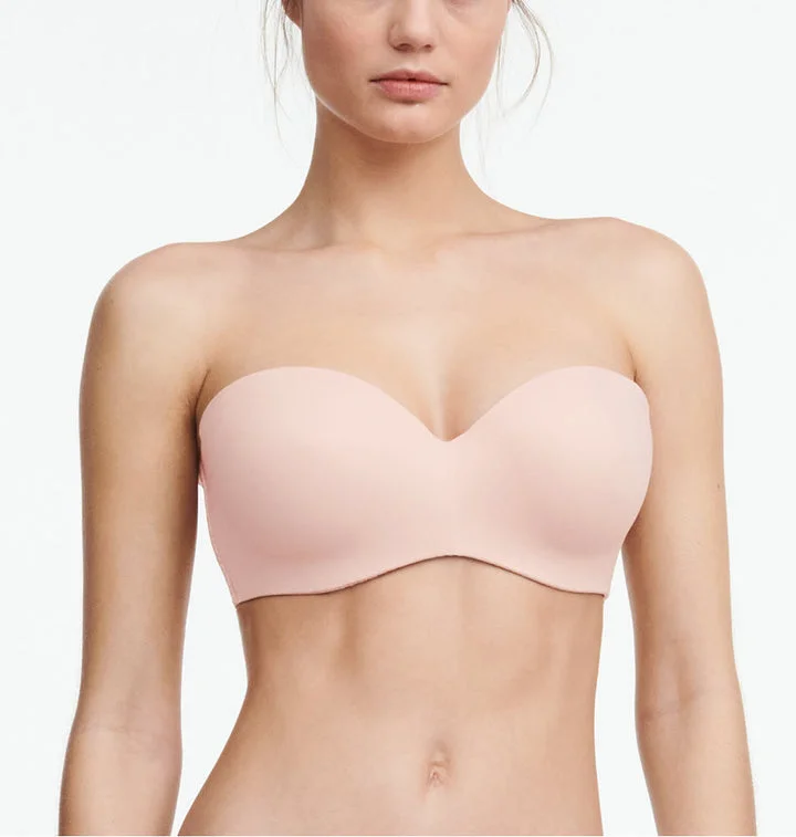 seamless lace underwear-Chantelle Norah Comfort Smooth Strapless Bra