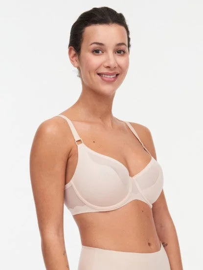 women’s satin hipster-Chantelle Pure Light Unlined Bra