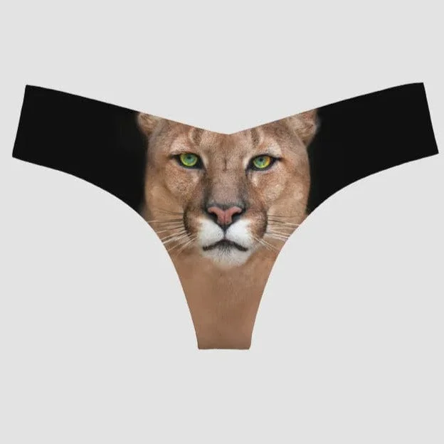 postpartum underwear-Commando Photo-op Thong Fierce Puma CT18