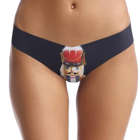 invisible panty line-Commando Nutcracker Thong CT18