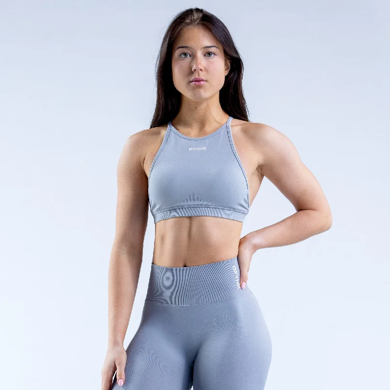 seamless cotton briefs-Dynamic High Neck Backless Sports Bra