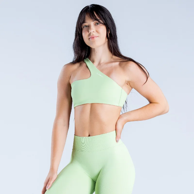 soft stretch briefs-Lanyi Edit One Shoulder Bra